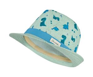 Sterntaler - Kids' Straw Hat - Dinosaur - Cappello 51 cm verde