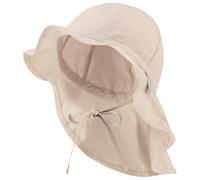 Sterntaler Cappello da Sole per Bambini con Laccetto, Beige, 55 Unisex-Adulto
