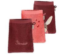Sterntaler - Kid's Waschlappen 3-Pack - Telo da spiaggia One Size mattrot / emmily