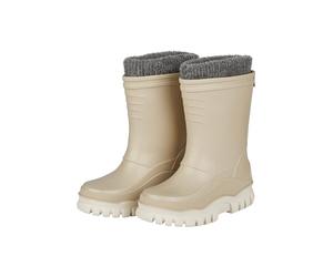 Sterntaler Kinder Gummistiefel Einfarbig, gefüttert, Stivali in Gomma Unisex-Bambini, Beige, 25 EU