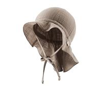 Sterntaler Kinder Sonnenhut aus Baumwoll Musselin mit Bindeband Cappello da Sole, Talpa, 51 Unisex-Adulto