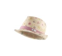 Sterntaler Kinder Strohhut Bedruckt mit Blumen Cappello, Sabbia, 53 Bambine e Ragazze