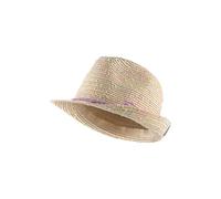 Sterntaler Kinder Strohhut mit Buntem Satinband und Niedlicher Schleife Cappello, Sabbia, 53 Bambina