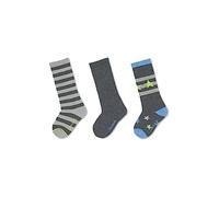 Sterntaler Kniestrümpfe 3er-pack, Calzini Bimbo 0 24, Multicolore (Anthrazit/592), 19-22