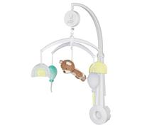 Sterntaler Orso per la famiglia mobile, aiuto per addormentarsi, giocattolo per la cameretta dei bambini, piccolo orso, arcobaleni colorati e palloncini, imbottito, melodia: La Lu, 57 × 34 × 45 cm