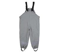 Sterntaler Pantaloni con Bretelle Impermeabili Foderati Pioggia, Grigio Chiaro, 110 Unisex-Bambini