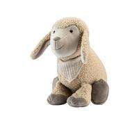 Sterntaler Peluche L a forma di pecora - Peluche per neonati e bambini in morbido boucle - Giocattolo riempito con ovatta di poliestere - fedele compagno per scoprire, coccole e giocare, color sabbia