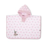 Sterntaler Poncho, Con cappuccio, Emmi L'Asinello Bambina, Età: Per neonati, Dimensioni: 70 x 50 cm, Rosa