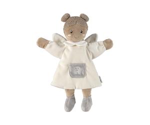 Sterntaler Pupazzo a mano con fatina dei denti, giocattolo morbido per bambini, per raccontare, coccolare e promuovere la voce, perfetto compagno di gioco e idea regalo, beige chiaro