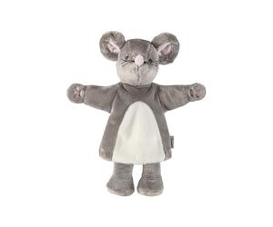Sterntaler Pupazzo a mano - giocattolo morbido per bambini per teatro delle bambole, raccontare, coccolare e promuovere la voce, perfetto compagno di gioco e idea regalo, grigio