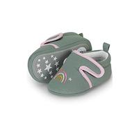 Sterntaler Scarpine per Gattonare con Nuvola, Mocassino Basso Bimba 0-24, Verde, 18 EU