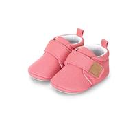 Sterntaler Scarpine per neonati, in tela con chiusura in velcro, per neonati e neonati, suola a stelle, antiscivolo, unisex, con fodera in jersey, verde pietra, Colore: rosa., 21/22 EU