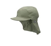 Sterntale berretto a punta con protezione del collo verde scuro - Gr. 47 cm