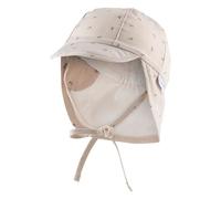 Sterntaler Schirmmütze Nackenschutz Bedruckt mit Ankern Cappello da Sole, Beige, 43 Bambini e Ragazzi