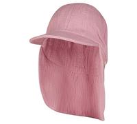 Sterntaler Schirmmütze Nackenschutz mit Hohen Baumwollanteil Cappello da Sole, Rosa Velluto, 53 Unisex-Adulto