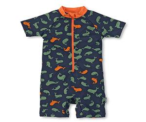 Sterntaler Schwimmanzug Wale Costume Intero, Marine, 80 Bimbo