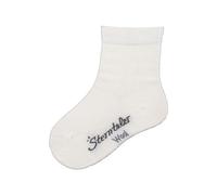 Sterntaler Söckchen uni Wolle, calza per bambini Unisex - Bimbi 0-24, Ecru, 18