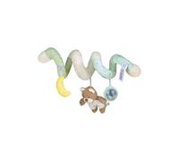 Sterntaler Spirale Giocattolo per Bambini, Giocattolo da Appendere, Morbido Peluche e Jersey colorato, sonaglio con Specchio e Luna Morbida, 26 x 21 x 11 cm, Multicolore