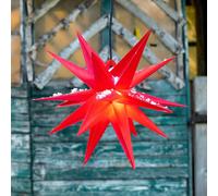 STERNTALER Stella decorativa esterna, 18 punte Ø 40 cm rossa Sterntaler