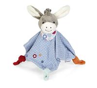 Sterntaler- straccetto doudou Pupazzo di pezza Emmi L’Asinello, per Bebè a Partire da 1 Mese, Taglia M, 40 cm, Grigio/Multicolore, M, 3212000