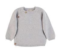 Sterntaler Strick-Jacke, Giacca Unisex - Bimbi 0-24, Mel Grigio Chiaro., 86