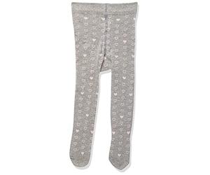 Sterntaler Strumpfhose Herzen Collant, Grigio Chiaro Mel, 128 cm Bambina