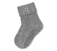 Sterntaler Unisex Baby FLI busta lana calze bambini, Argento melange, 32