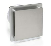 STERR Estrattore d'aria in argento, 150 mm, estrattore d'aria silenzioso, ventilazione bagno, estrattore d'aria, 150 mm