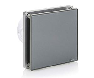 STERR Grigio Estrattore 100 mm Con TIMER Ventilazione Bagno Silenzioso