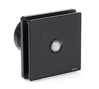 STERR Nero AspiratoreBagno 100 mm con PIRVentilatore Silenzioso - Moderno Ventilatore Da Bagno 100 mm