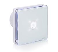 STERR - Ventilatore da bagno con illuminazione a LED e sensore di movimento PIR