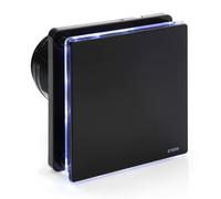 STERR - Ventilatore da bagno nero con illuminazione a LED - BFS100L-B