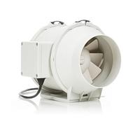 STERR Aspiratore in linea DFA100 Ventilatore da condotto 100 mm / 4'' - Ventilatore industriale a basso consumo energetico