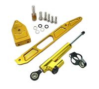 Sterzo Ammortizzatore Stabilizzatore Per XJR1300 1998-2015 Supporto Ammortizzatore Stabilizzatore Sterzo Moto Tampone Stabilizzatore Moto(Yellow-A)