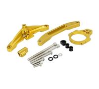 Sterzo Damper Bracekt Staffa Montaggio Stabilizzatore Ammortizzatore Sterzo Moto Per YAMAHA Per FZ1 Per FAZER 2006-2015 Adattatore Staffa Controllo Ammortizzatore Sterzos CNC(SET 3)