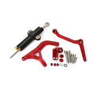 Sterzo Lineare Per Multistrada V4 S Per MULTISTRADA RS Per PIKES Per PEAK Kit Di Montaggio Per Ammortizzatore Sterzo Regolabile Per Moto(Red Set)
