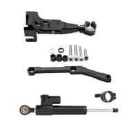 Sterzo Stabilizzatore Moto Compatibile Con Yamaha Per MT-09 Per FZ09 2013-2020 2019 2018 2017 2016 2015 Kit Montaggio Per Staffa Di Stabilizzazione Degli Ammortizzatori Dello Sterzo Per Moto(Black)