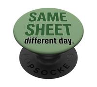 Stesso Foglio Diverso Giorno Divertente Sarcastico Ufficio Dicendo IT PopSockets PopGrip Adesivo