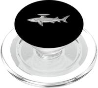 Stethacanthus, fossile, paleontologia, squalo marino del Devon PopSockets PopGrip per MagSafe