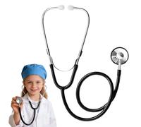 Stetoscopio, 1 Pezzo Con Testa Piatta E Eccellente Acustica, Dimensioni Standard Per Uso Medico E Formazione (Nero)