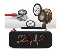 Stetoscopio Case Shock con cinghia da polso con organizzatore di Black