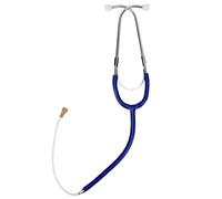 Stetoscopio Classico, Stetoscopio Apparecchi Acustici Livello Professionale per Test, Adattamento Antiscivolo All'Orecchio, Tubi Flessibili E Sonde Accurate, Ideale Audiologi E Appassionati(blu navy)