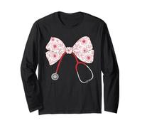 Stetoscopio da Infermiera, per Donne | Bow, Coquette & Nursing Maglia a Manica