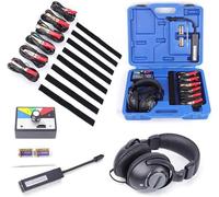 Stetoscopio elettronico per auto, kit diagnostico a 6 canali con cuffie per sistema di rilevamento e riparazione anormali del suono