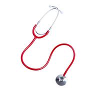 Stetoscopio per Bambini, Stetoscopio in Metallo, Stetoscopio Giocattolo, per Giochi di Ruolo, Attrezzature Educative o Pratiche Rosso Tokaneit