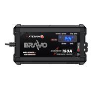 Stetsom Bravo Charger 150A PRO Bivolt, Caricabatteria 150A, Alimentazione per sistema audio per auto Bivolt automatico 127 V/220 V CA, modalità di ricarica fissa/lenta/veloce, caricabatterie Stetsom