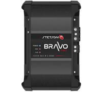 Stetsom Bravo Full 1200 - Amplificatore per auto mono, 2 Ohm, 1200,1 1,2 K Watt RMS, 2Ω audio stabile per auto, qualità del suono HD, crossover e bass boost, altoparlante stereo per auto, subwoofer MD