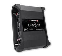 Stetsom Bravo HQ 400.4 - Amplificatore digitale multicanale per autoradio, 2 Ohm, stabile, 400 Watt RMS, 4 canali indipendenti, crossover variabile, gamma completa, altoparlanti stereo ds bridge 400x4