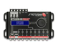 STETSOM STX 2848 Processore audio display lcd sistema equalizzatore 15 bande