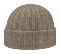 Stetson Beanie Cachemire Undyed Sustainable Donna/Uomo - Berretto con Risvolto Invernale Autunno/Inverno Inverno - Taglia Unica Beige Scuro